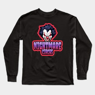 Nightmare Circus Killer Clown Long Sleeve T-Shirt